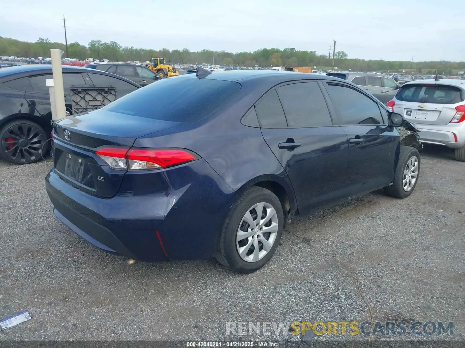 4 Фотография поврежденного автомобиля 5YFEPMAE6NP347039 TOYOTA COROLLA 2022