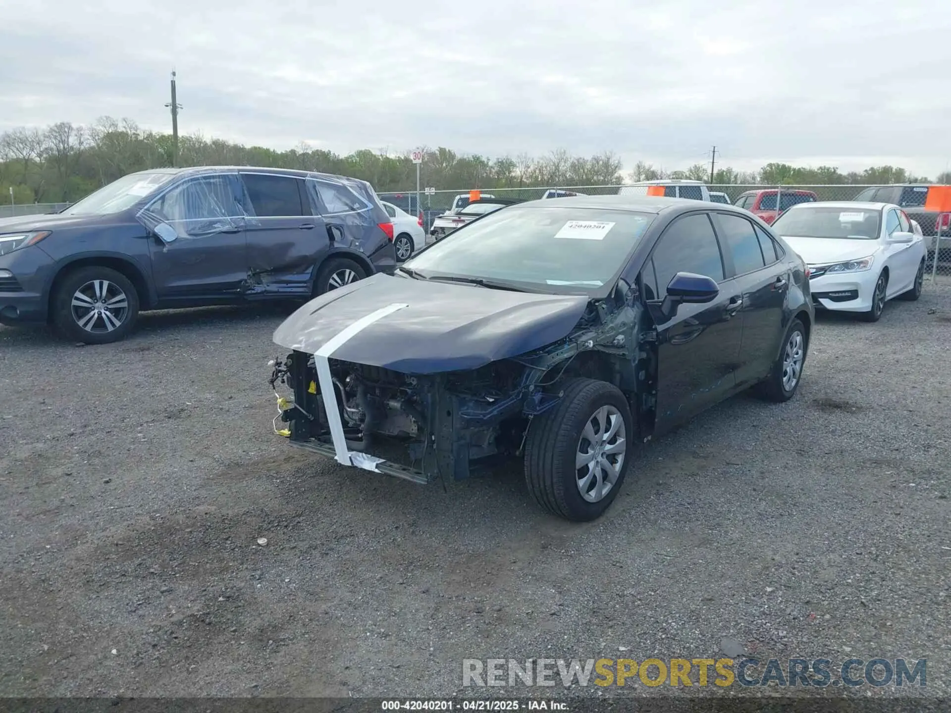 6 Фотография поврежденного автомобиля 5YFEPMAE6NP347039 TOYOTA COROLLA 2022