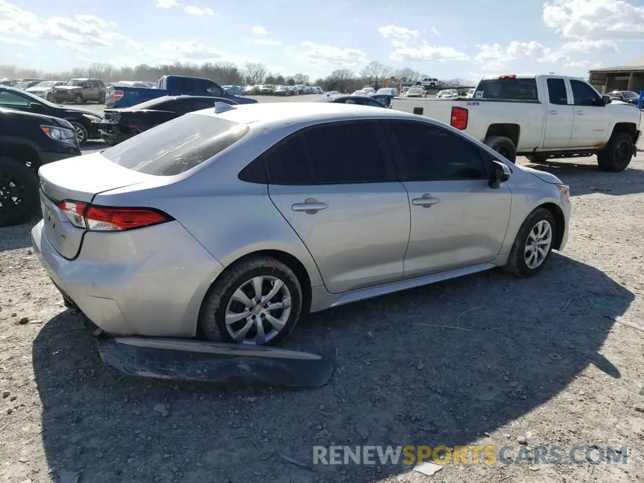 3 Photograph of a damaged car 5YFEPMAE6NP354881 TOYOTA COROLLA 2022
