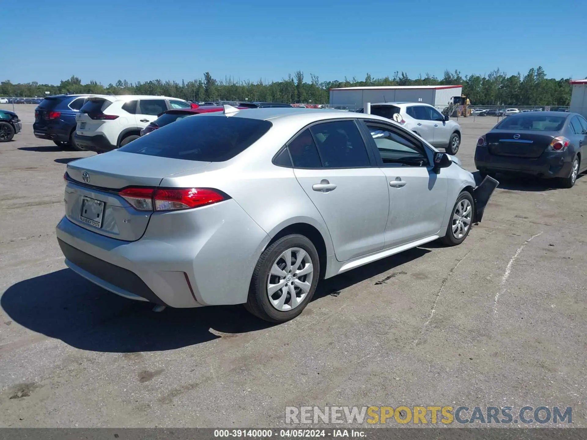 4 Фотография поврежденного автомобиля 5YFEPMAE6NP355965 TOYOTA COROLLA 2022