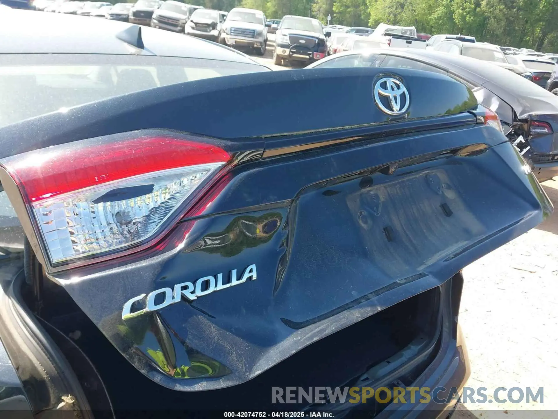 20 Фотография поврежденного автомобиля 5YFEPMAE6NP360972 TOYOTA COROLLA 2022