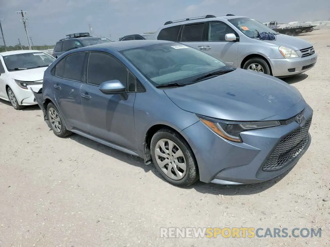 4 Photograph of a damaged car 5YFEPMAE6NP366416 TOYOTA COROLLA 2022