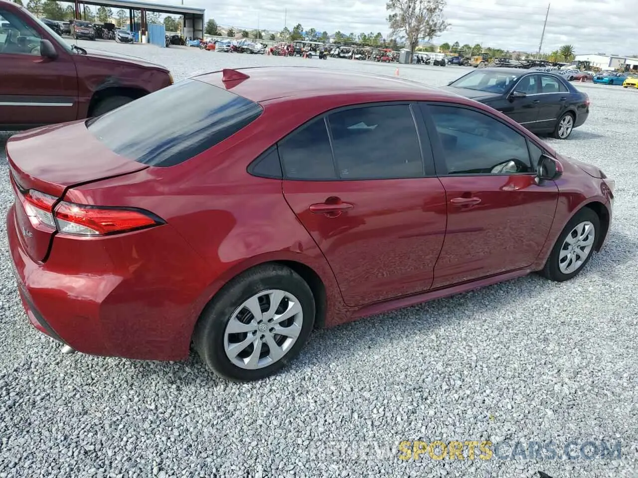 3 Photograph of a damaged car 5YFEPMAE6NP379859 TOYOTA COROLLA 2022