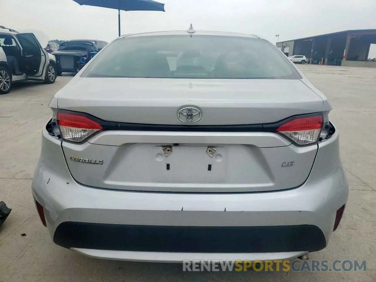6 Фотография поврежденного автомобиля 5YFEPMAE7NP272013 TOYOTA COROLLA 2022