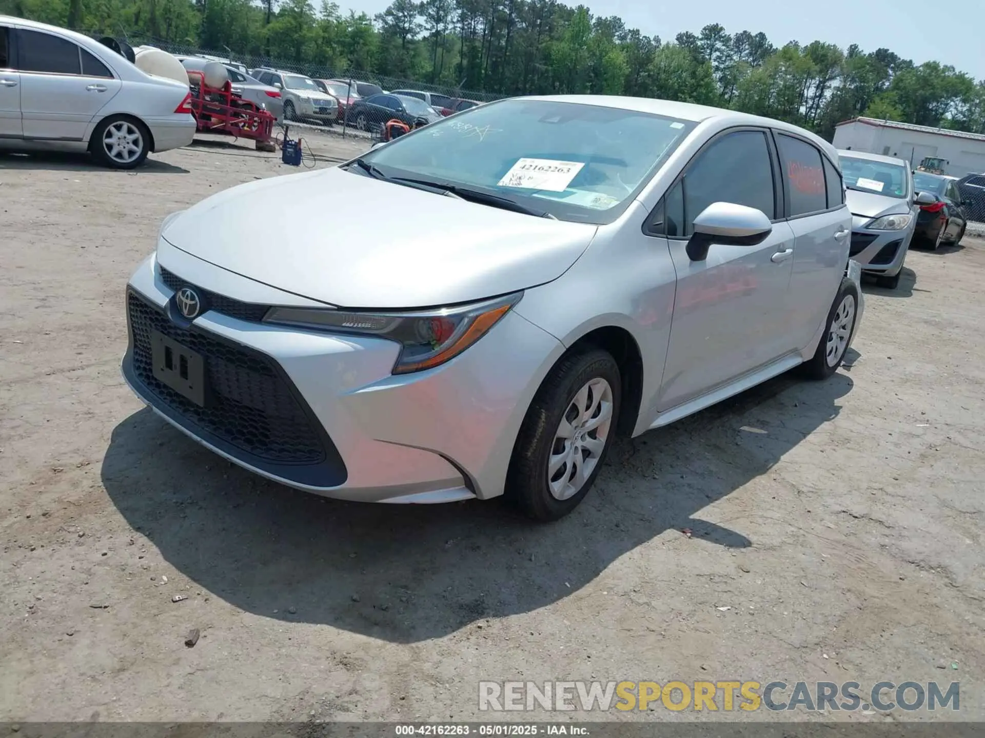 2 Photograph of a damaged car 5YFEPMAE7NP279625 TOYOTA COROLLA 2022