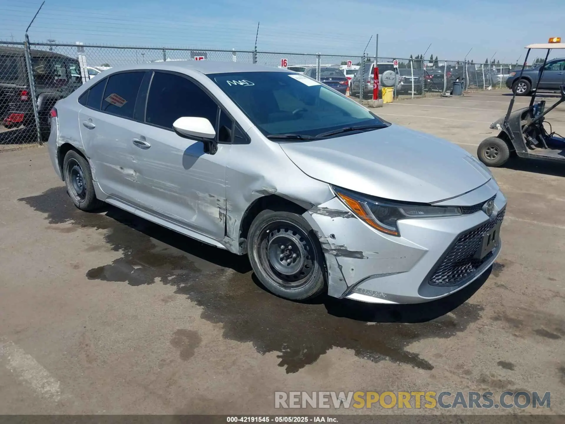 1 Фотография поврежденного автомобиля 5YFEPMAE7NP284212 TOYOTA COROLLA 2022