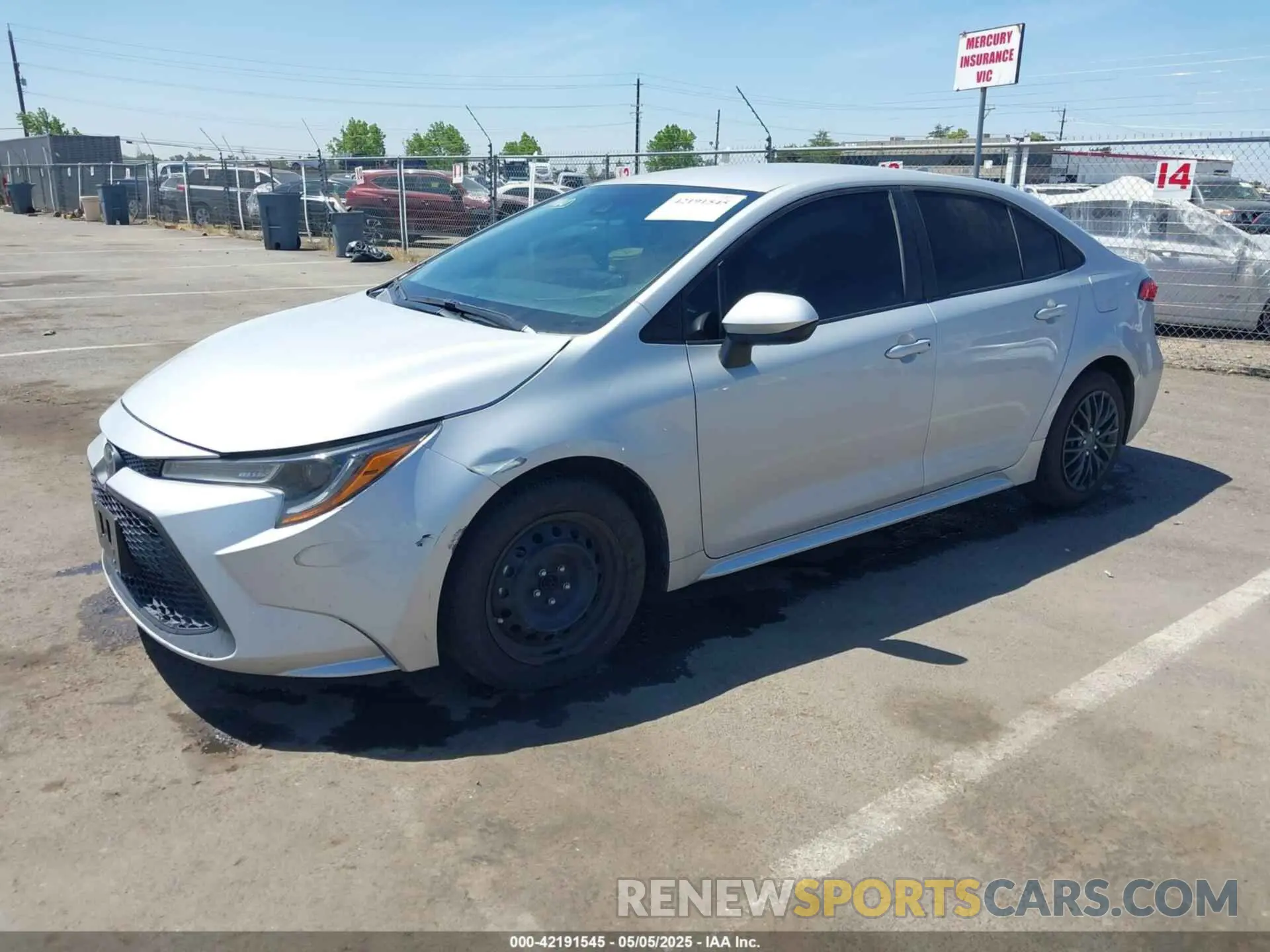 2 Фотография поврежденного автомобиля 5YFEPMAE7NP284212 TOYOTA COROLLA 2022