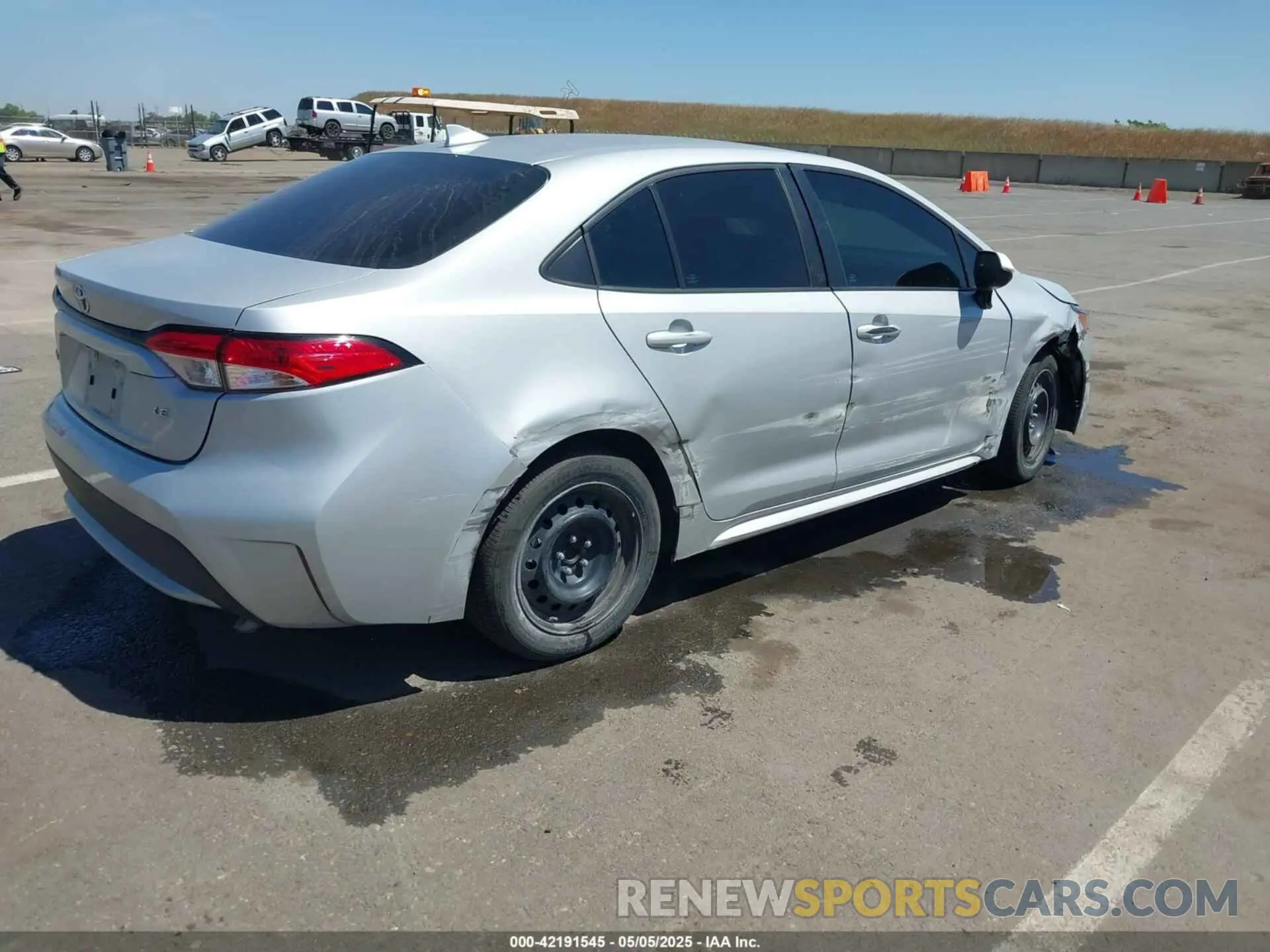 4 Фотография поврежденного автомобиля 5YFEPMAE7NP284212 TOYOTA COROLLA 2022