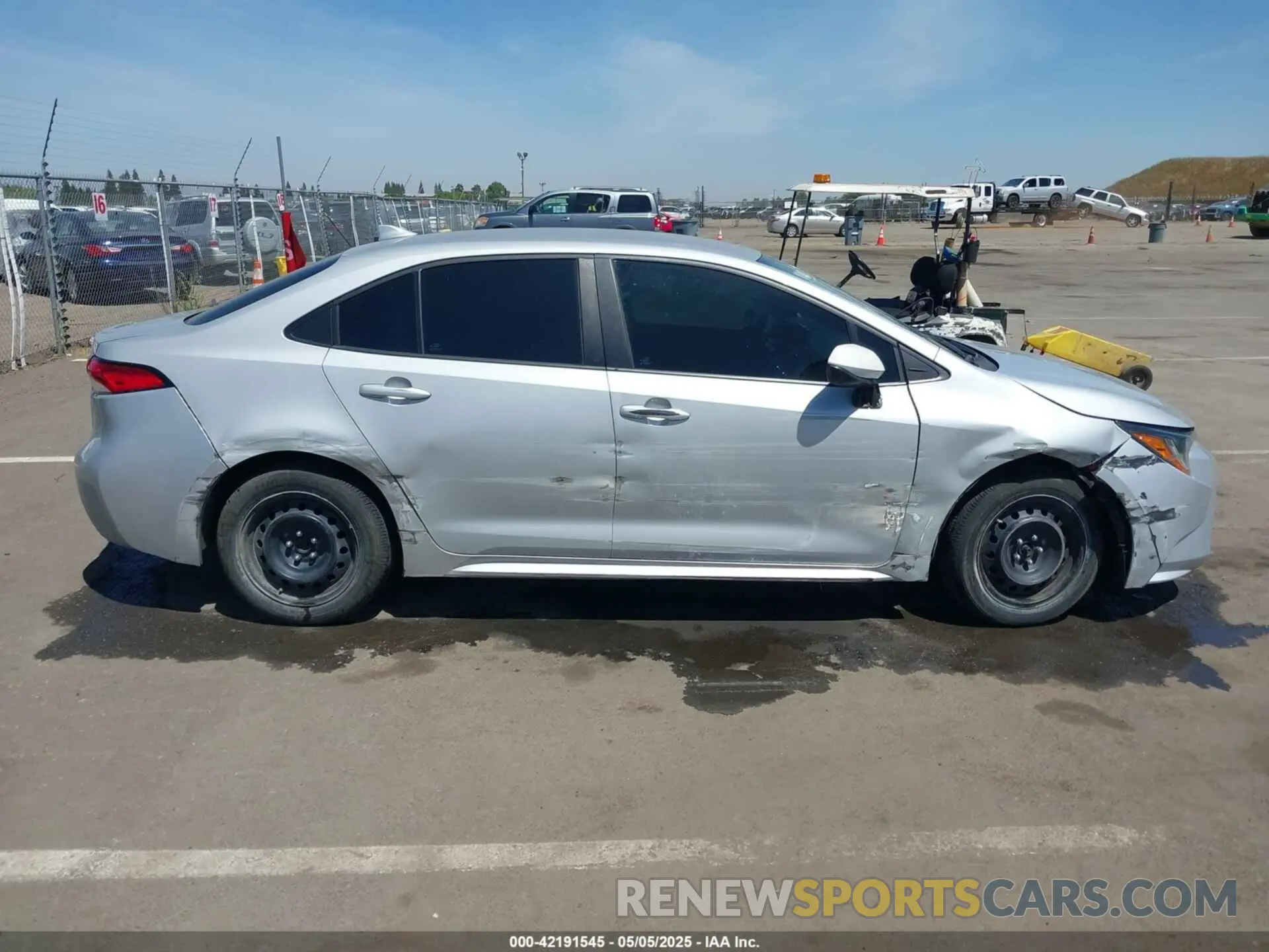 6 Фотография поврежденного автомобиля 5YFEPMAE7NP284212 TOYOTA COROLLA 2022