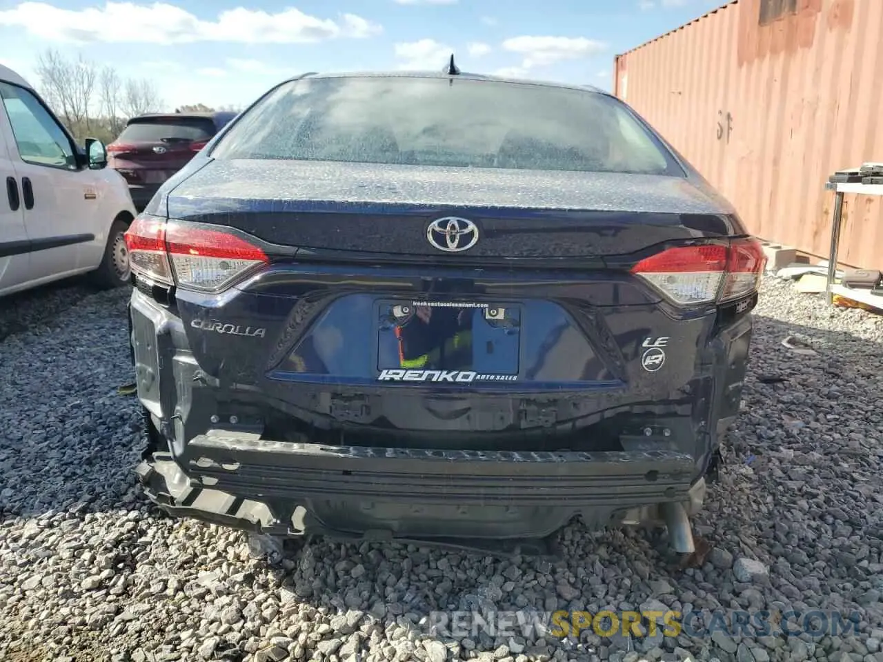 6 Фотография поврежденного автомобиля 5YFEPMAE7NP287028 TOYOTA COROLLA 2022