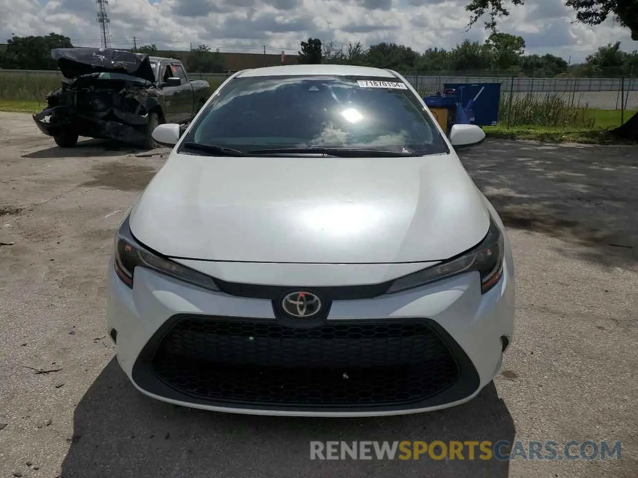 5 Photograph of a damaged car 5YFEPMAE7NP295372 TOYOTA COROLLA 2022