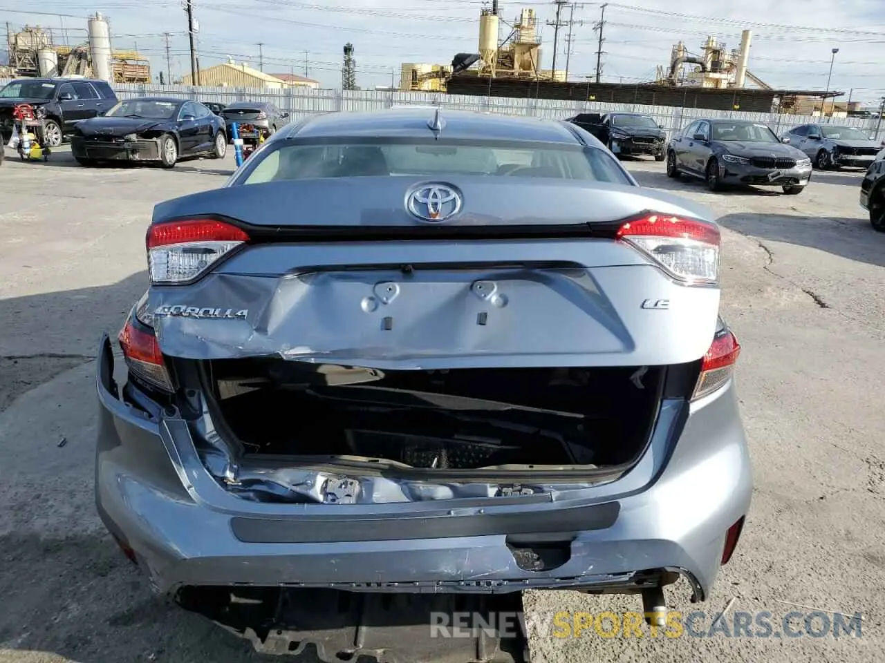 6 Фотография поврежденного автомобиля 5YFEPMAE7NP303616 TOYOTA COROLLA 2022