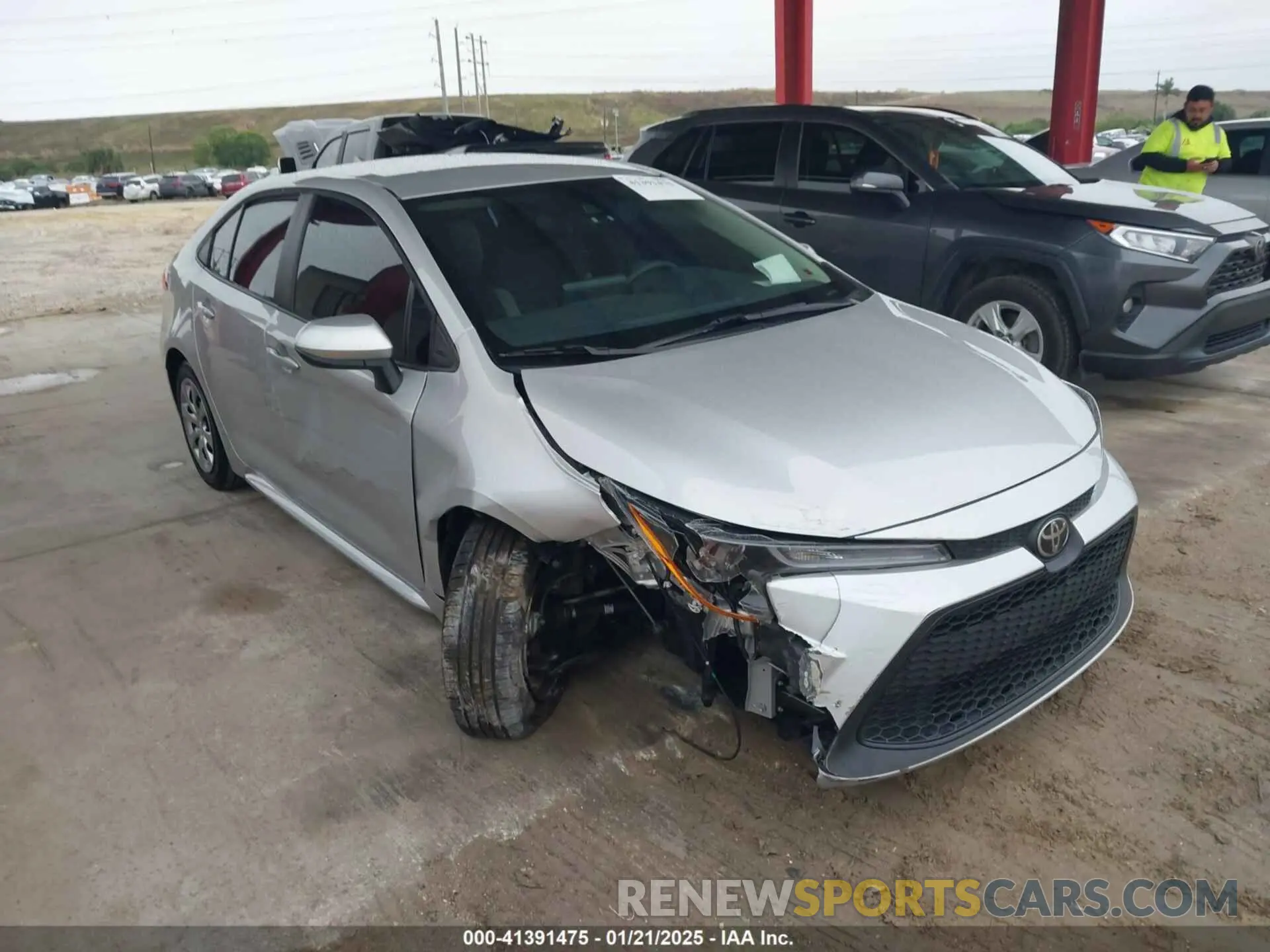 1 Фотография поврежденного автомобиля 5YFEPMAE7NP310744 TOYOTA COROLLA 2022