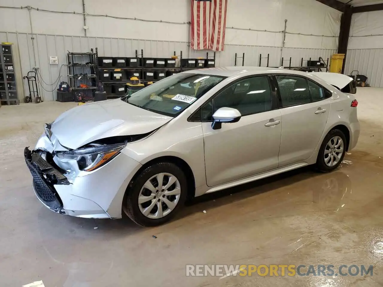 1 Photograph of a damaged car 5YFEPMAE7NP331416 TOYOTA COROLLA 2022
