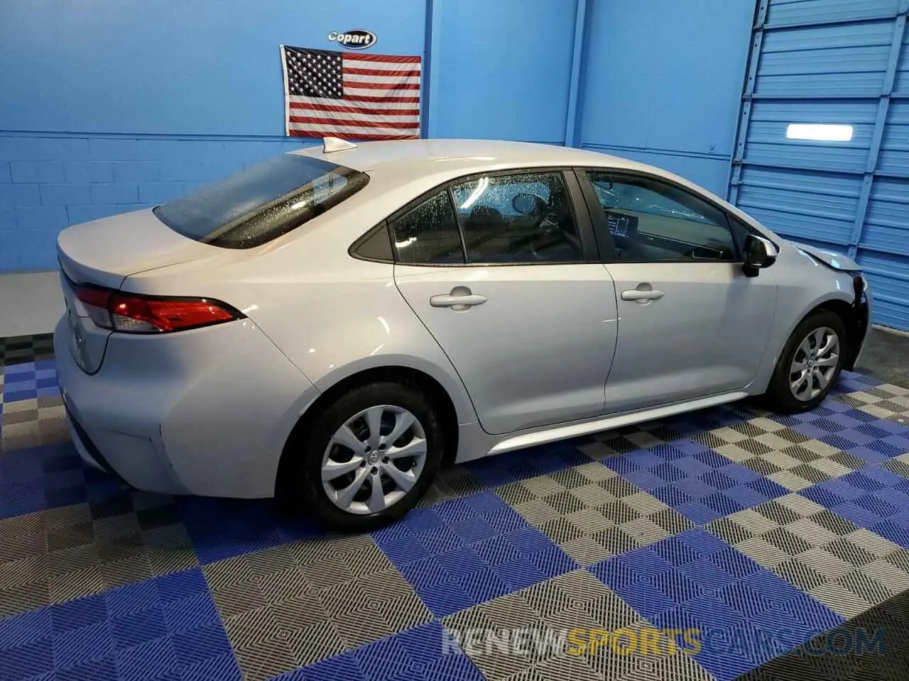 3 Photograph of a damaged car 5YFEPMAE7NP349933 TOYOTA COROLLA 2022