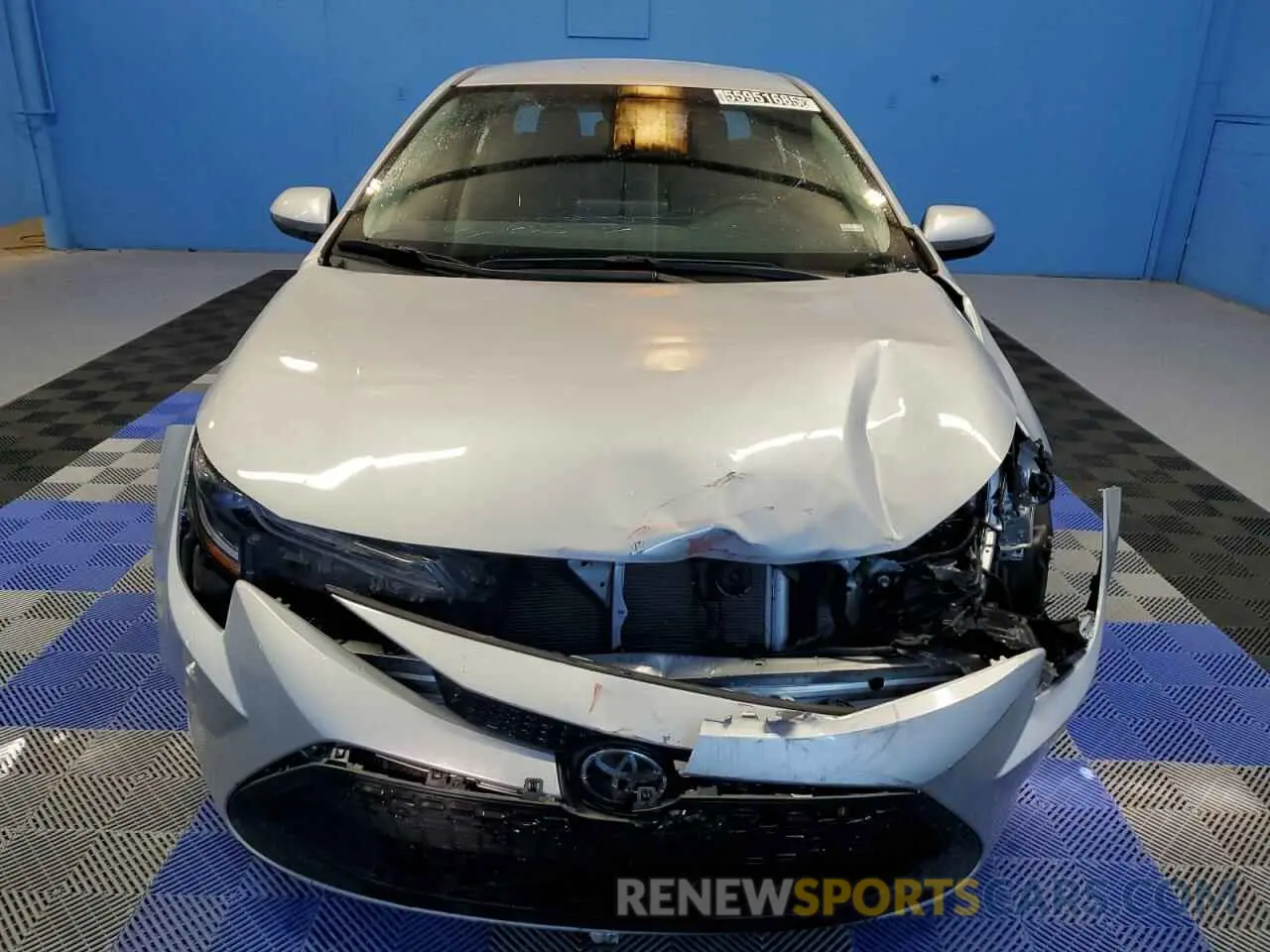 5 Photograph of a damaged car 5YFEPMAE7NP349933 TOYOTA COROLLA 2022