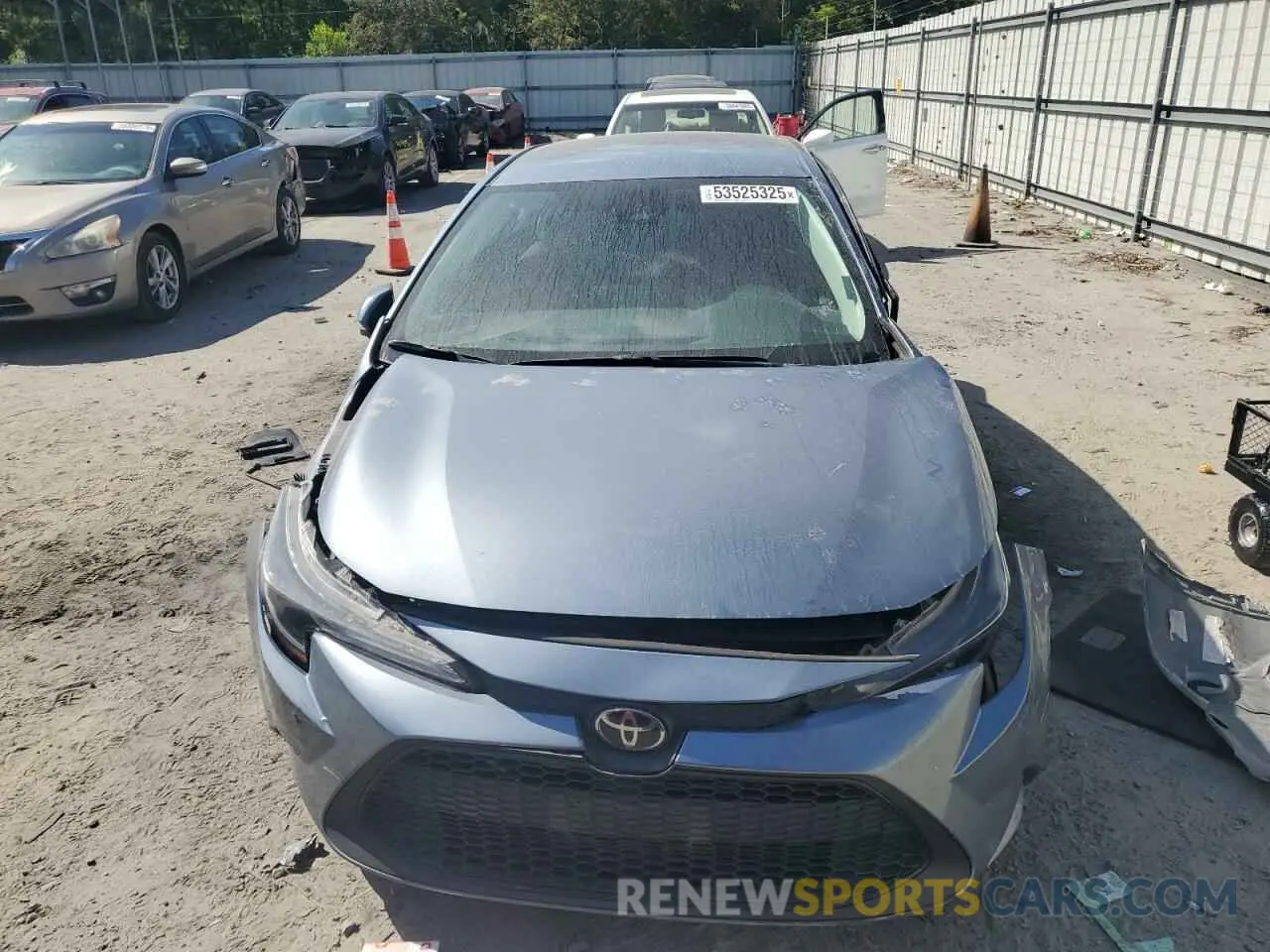 5 Photograph of a damaged car 5YFEPMAE7NP353304 TOYOTA COROLLA 2022