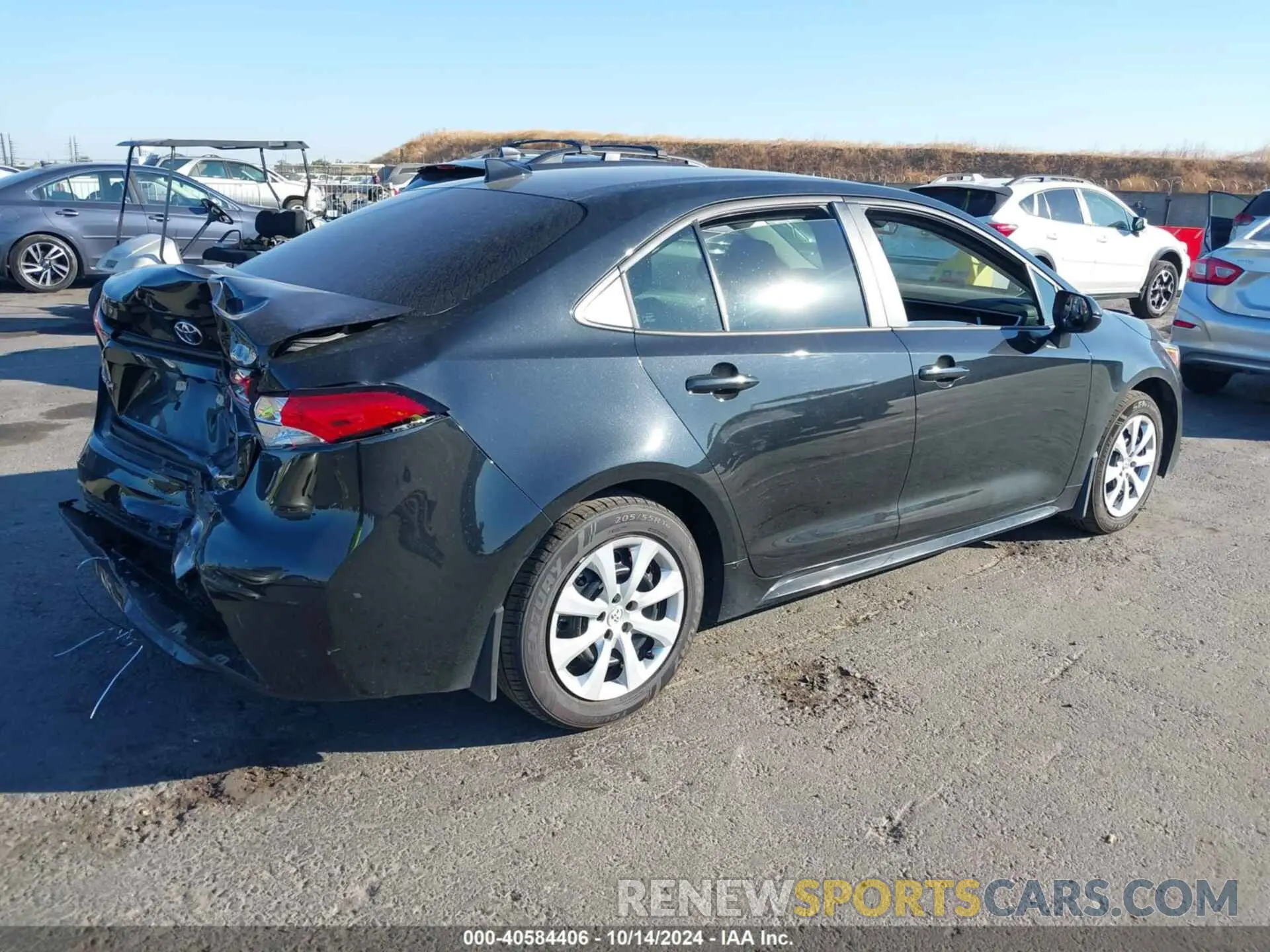4 Фотография поврежденного автомобиля 5YFEPMAE7NP356719 TOYOTA COROLLA 2022