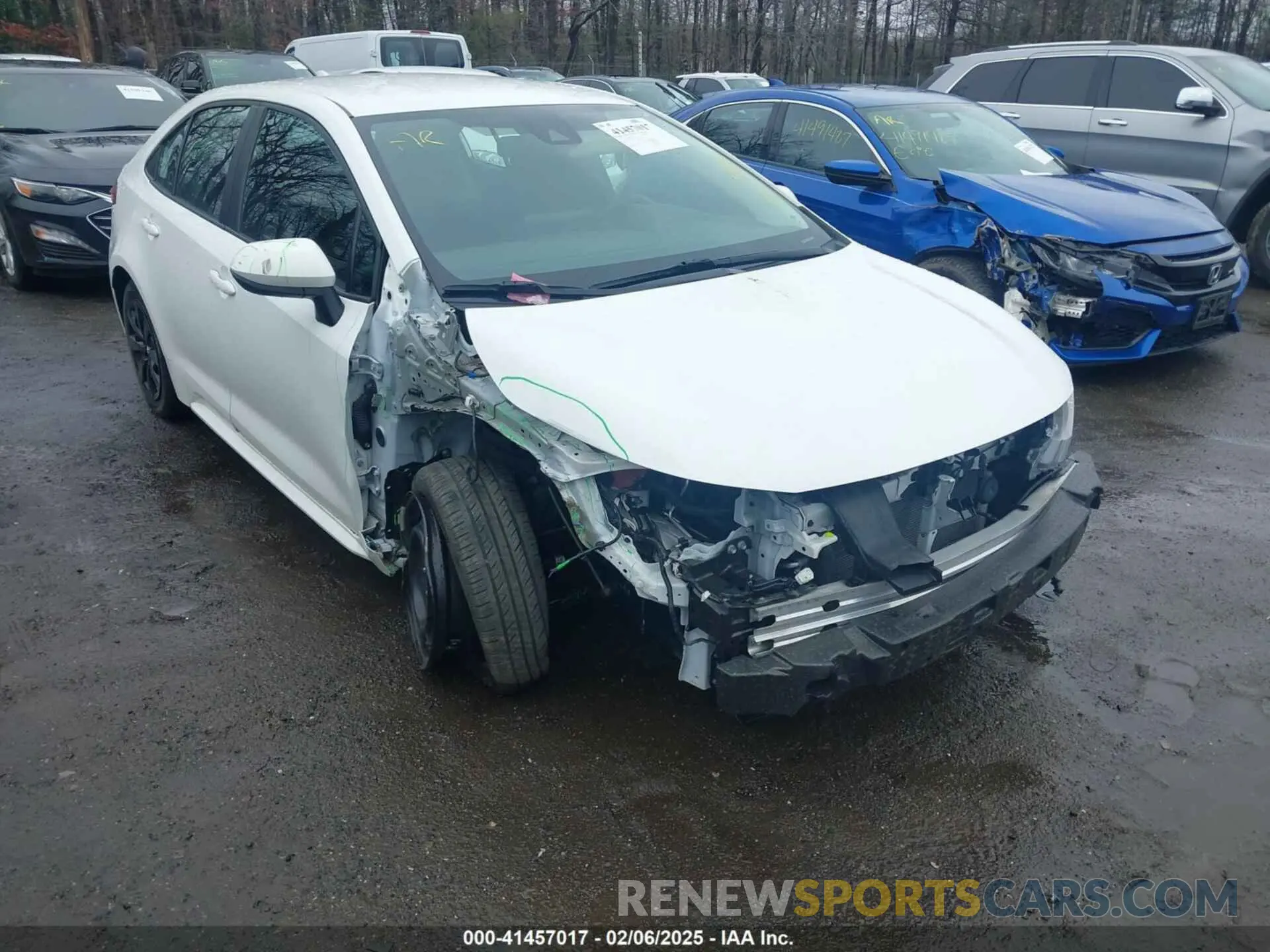1 Photograph of a damaged car 5YFEPMAE7NP362035 TOYOTA COROLLA 2022