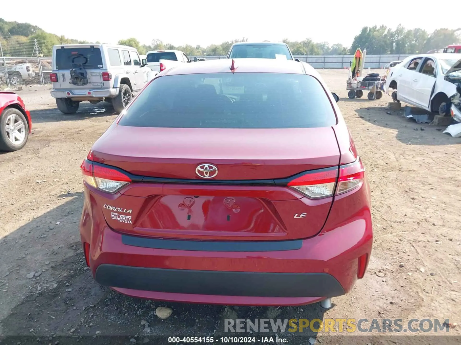 16 Photograph of a damaged car 5YFEPMAE7NP370877 TOYOTA COROLLA 2022