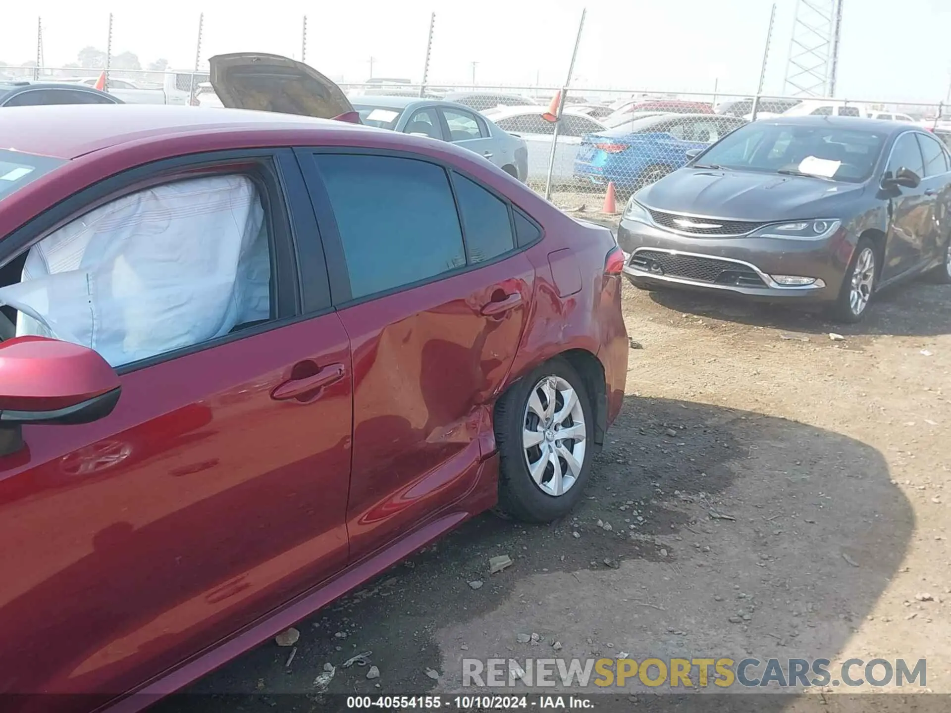 6 Photograph of a damaged car 5YFEPMAE7NP370877 TOYOTA COROLLA 2022