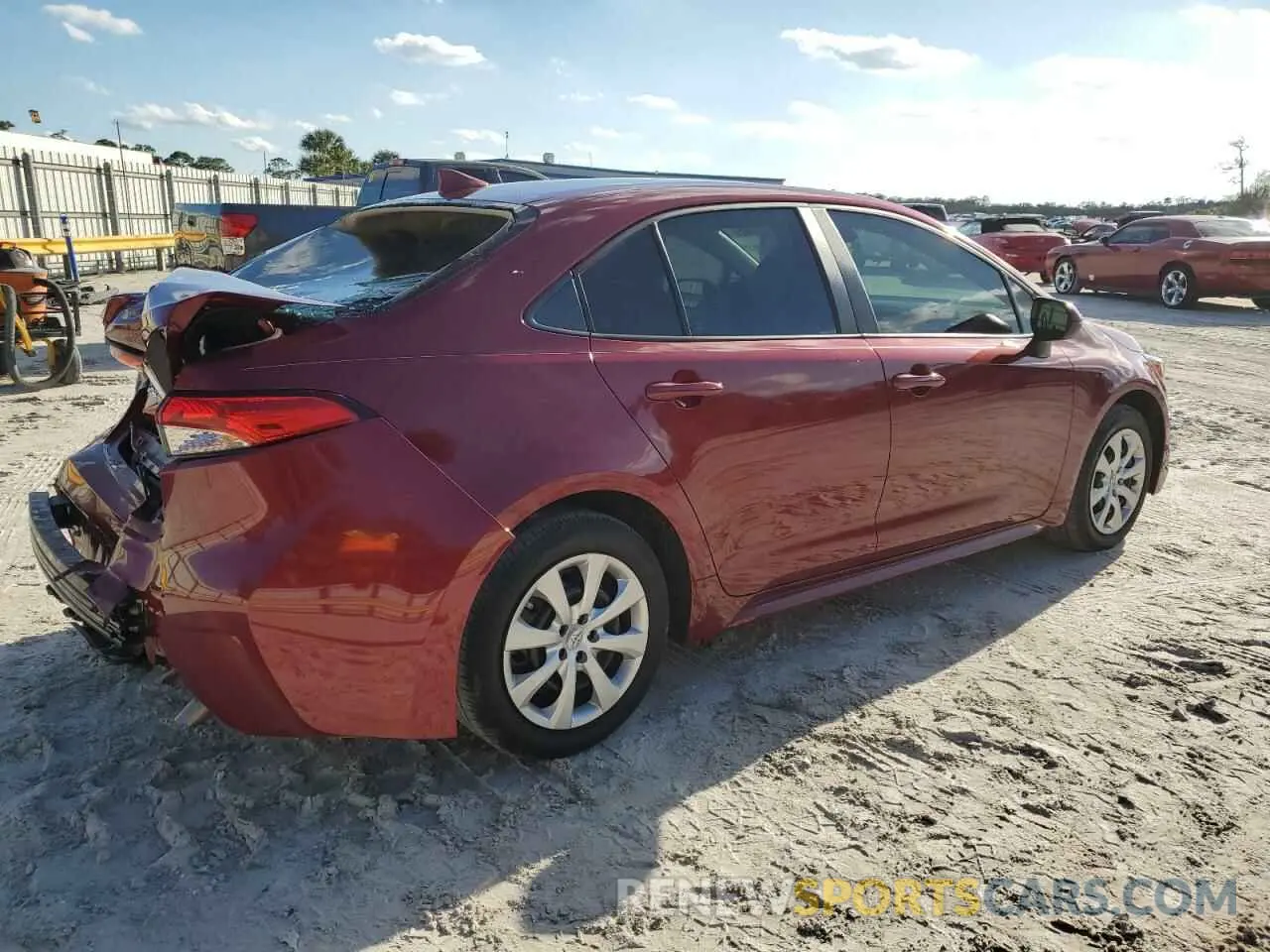3 Фотография поврежденного автомобиля 5YFEPMAE7NP379983 TOYOTA COROLLA 2022