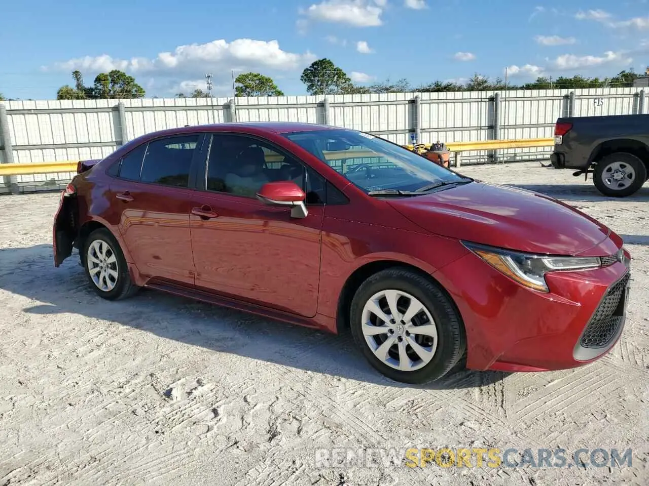 4 Фотография поврежденного автомобиля 5YFEPMAE7NP379983 TOYOTA COROLLA 2022