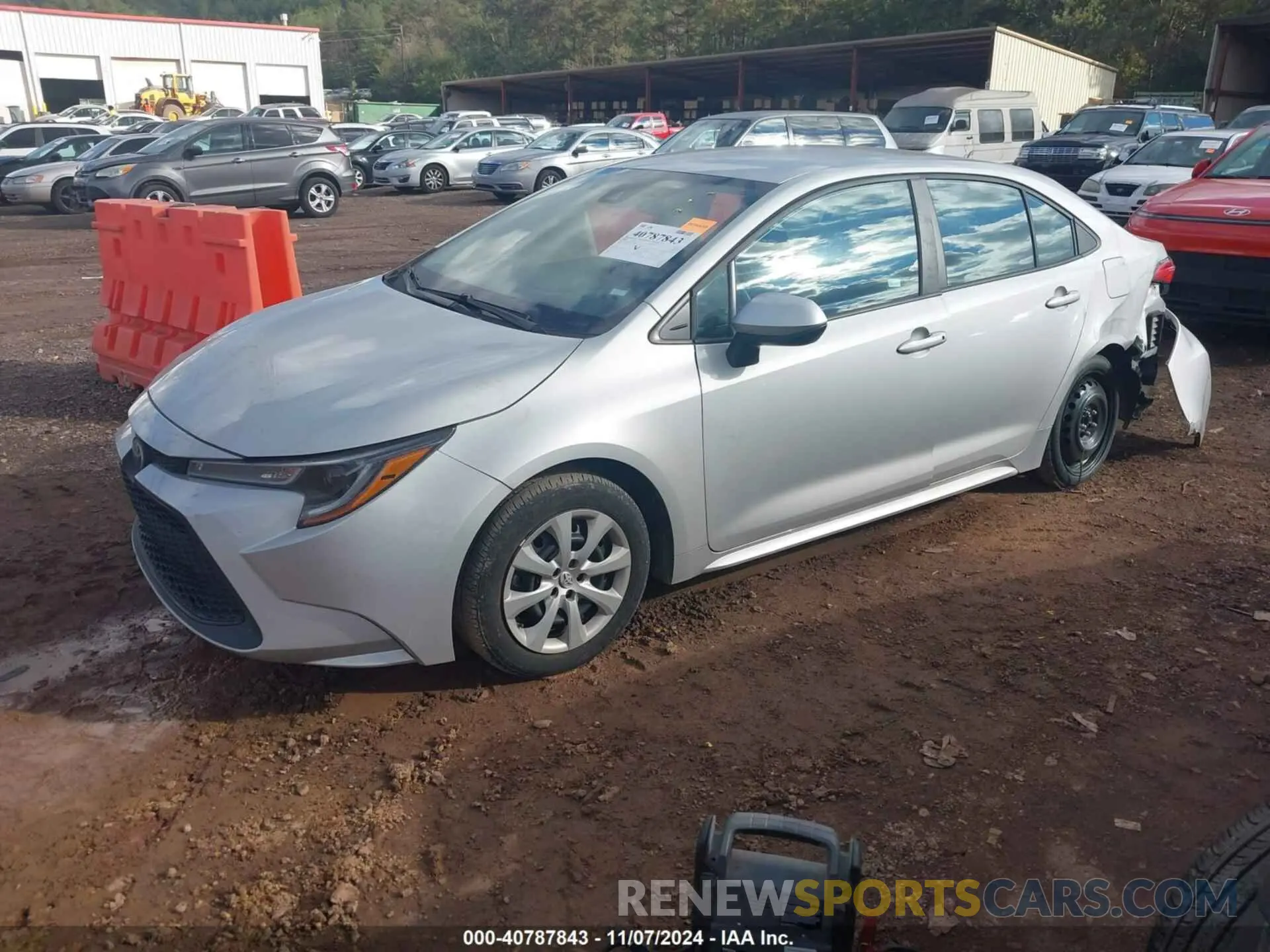 2 Photograph of a damaged car 5YFEPMAE7NP380020 TOYOTA COROLLA 2022