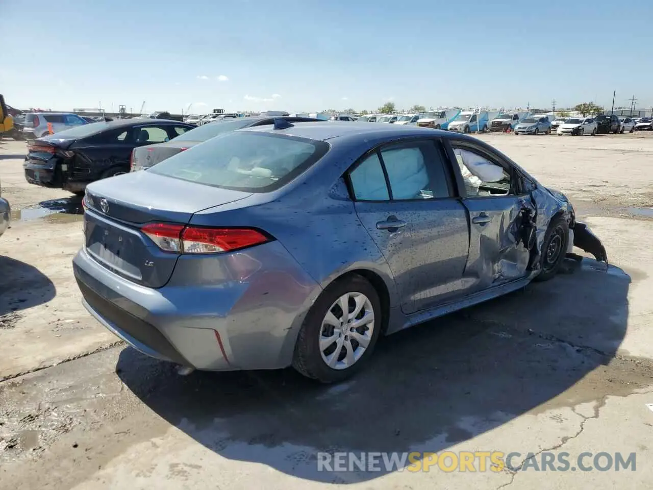 3 Фотография поврежденного автомобиля 5YFEPMAE7NP383953 TOYOTA COROLLA 2022