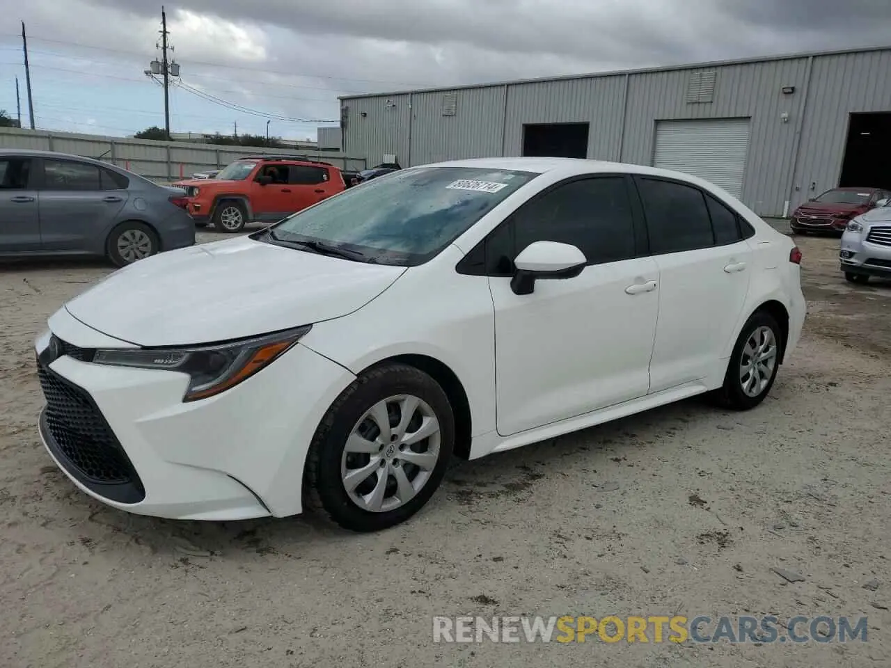 1 Photograph of a damaged car 5YFEPMAE7NP384200 TOYOTA COROLLA 2022