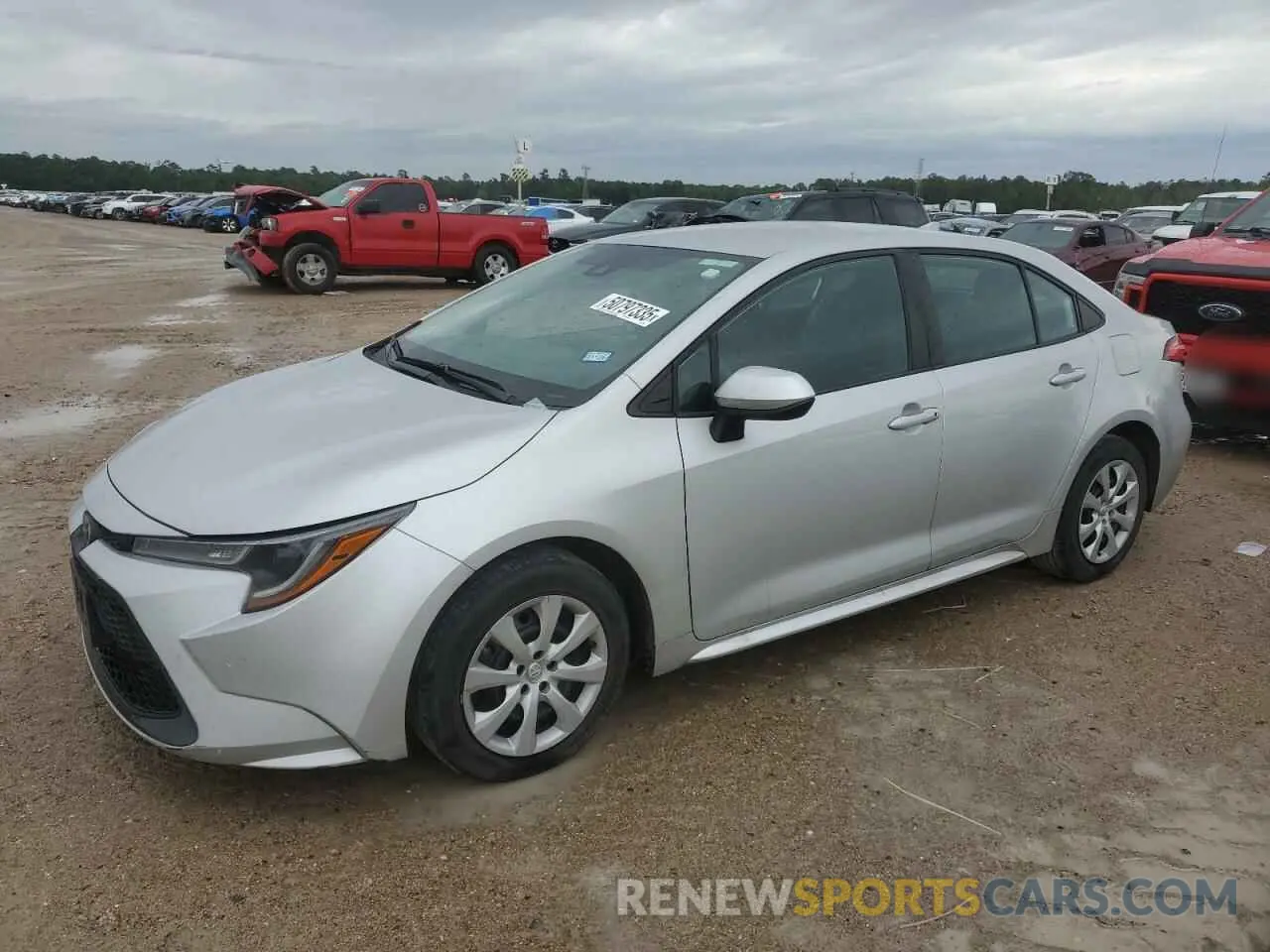 1 Photograph of a damaged car 5YFEPMAE8NP272070 TOYOTA COROLLA 2022