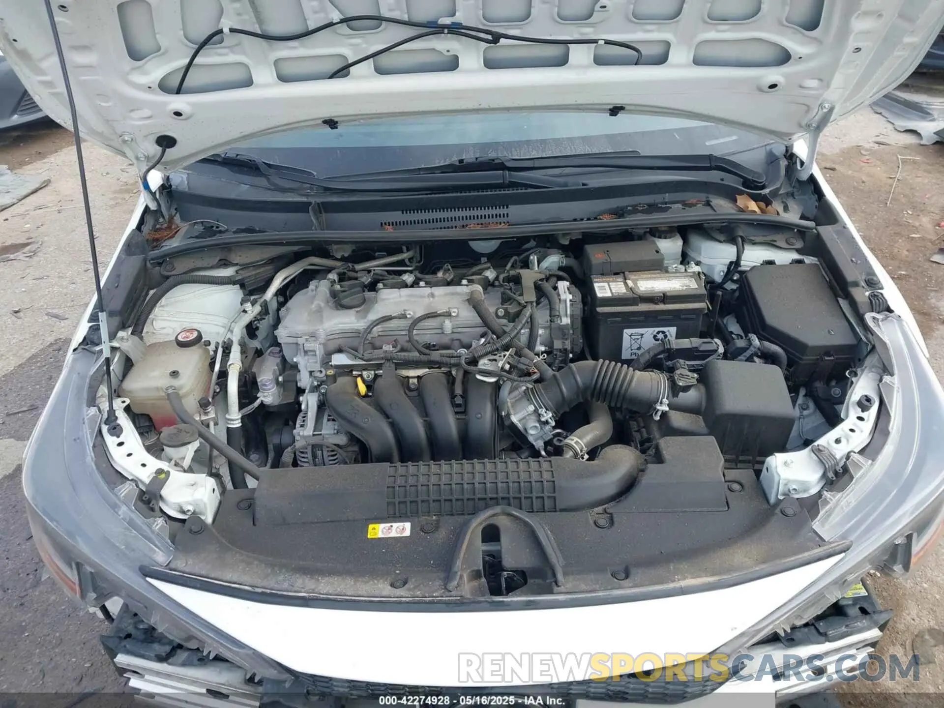 10 Photograph of a damaged car 5YFEPMAE8NP272795 TOYOTA COROLLA 2022