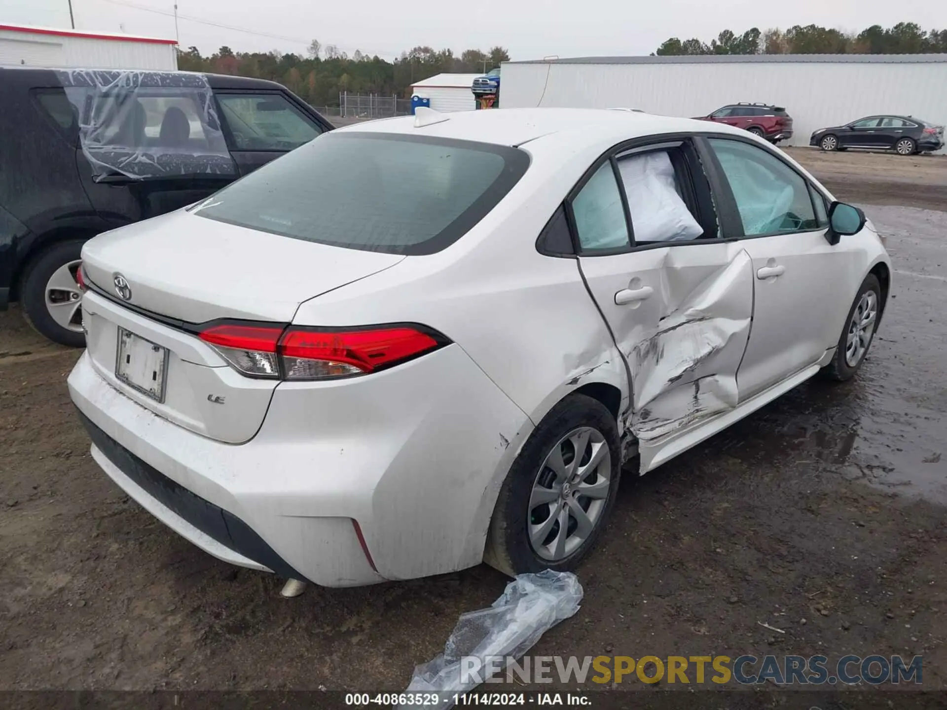 4 Фотография поврежденного автомобиля 5YFEPMAE8NP279214 TOYOTA COROLLA 2022