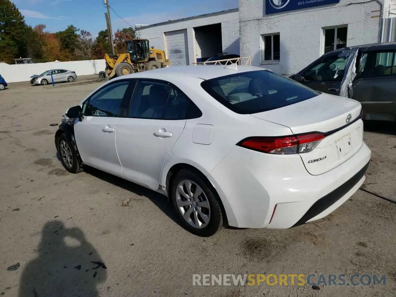 3 Photograph of a damaged car 5YFEPMAE8NP302166 TOYOTA COROLLA 2022