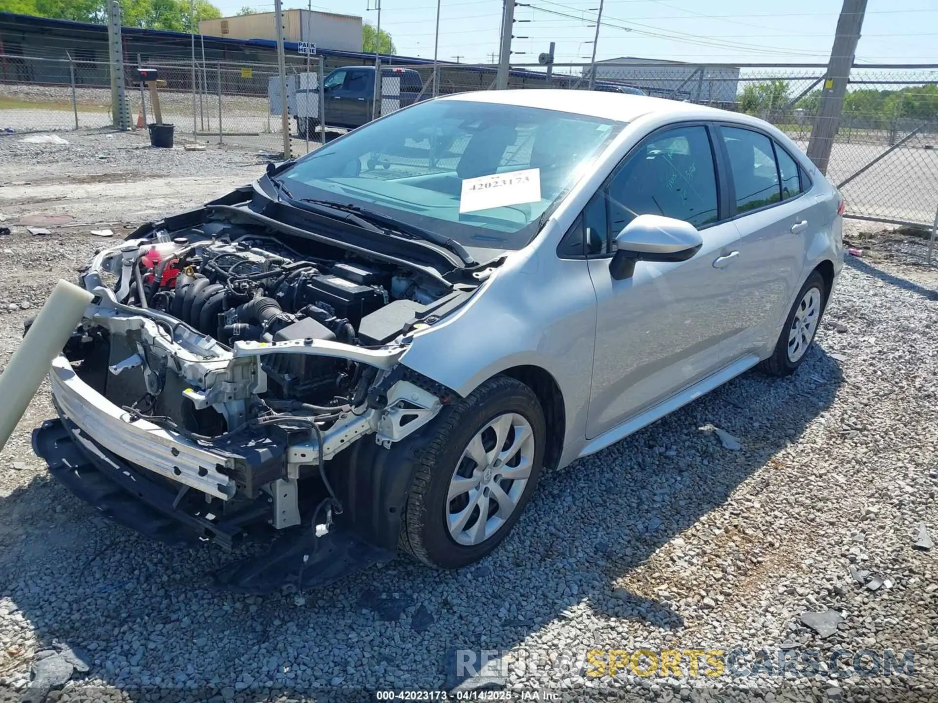 2 Фотография поврежденного автомобиля 5YFEPMAE8NP329299 TOYOTA COROLLA 2022