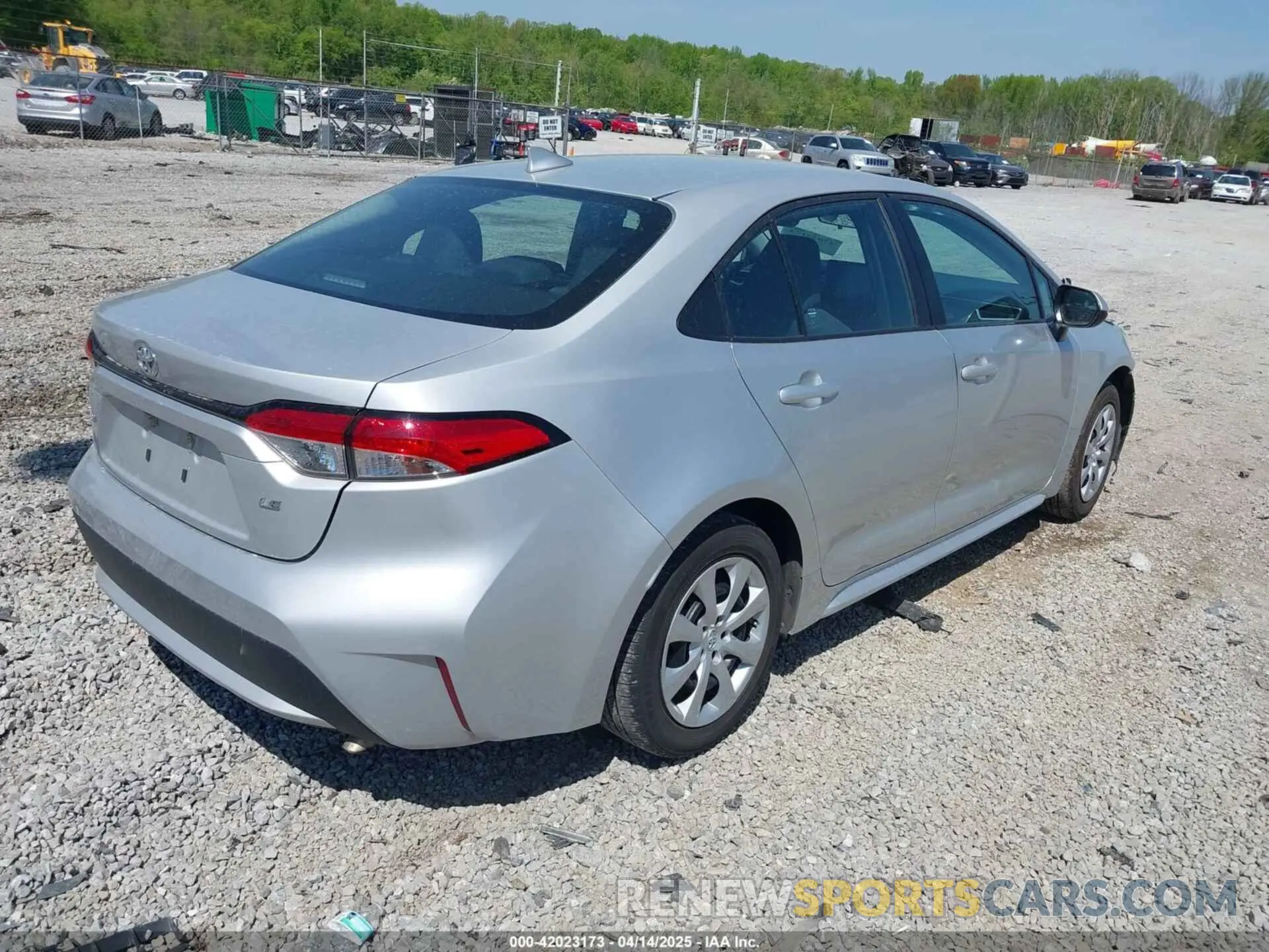 4 Фотография поврежденного автомобиля 5YFEPMAE8NP329299 TOYOTA COROLLA 2022