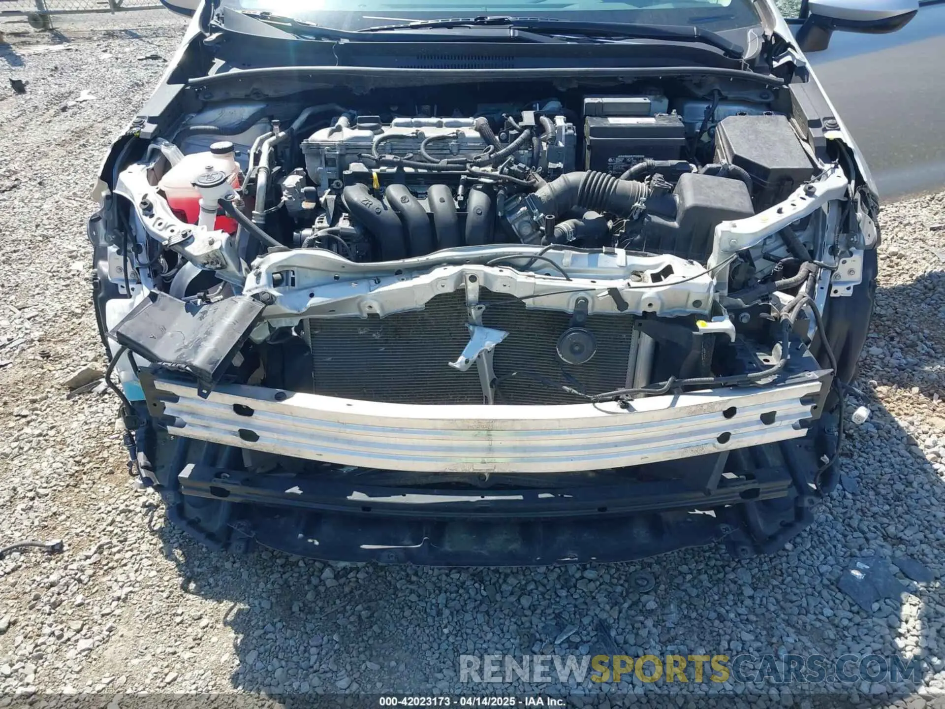 6 Фотография поврежденного автомобиля 5YFEPMAE8NP329299 TOYOTA COROLLA 2022