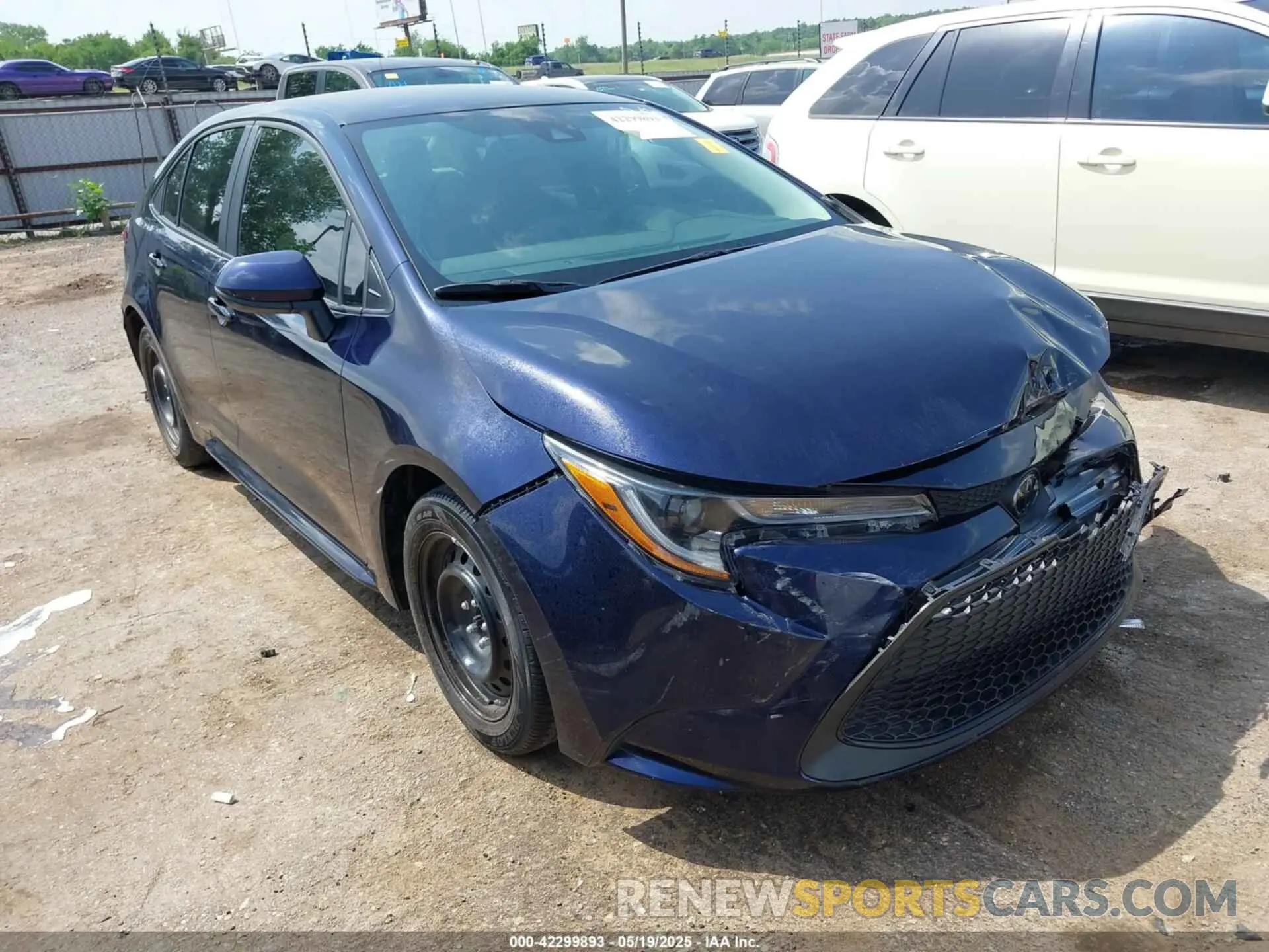1 Фотография поврежденного автомобиля 5YFEPMAE8NP338262 TOYOTA COROLLA 2022