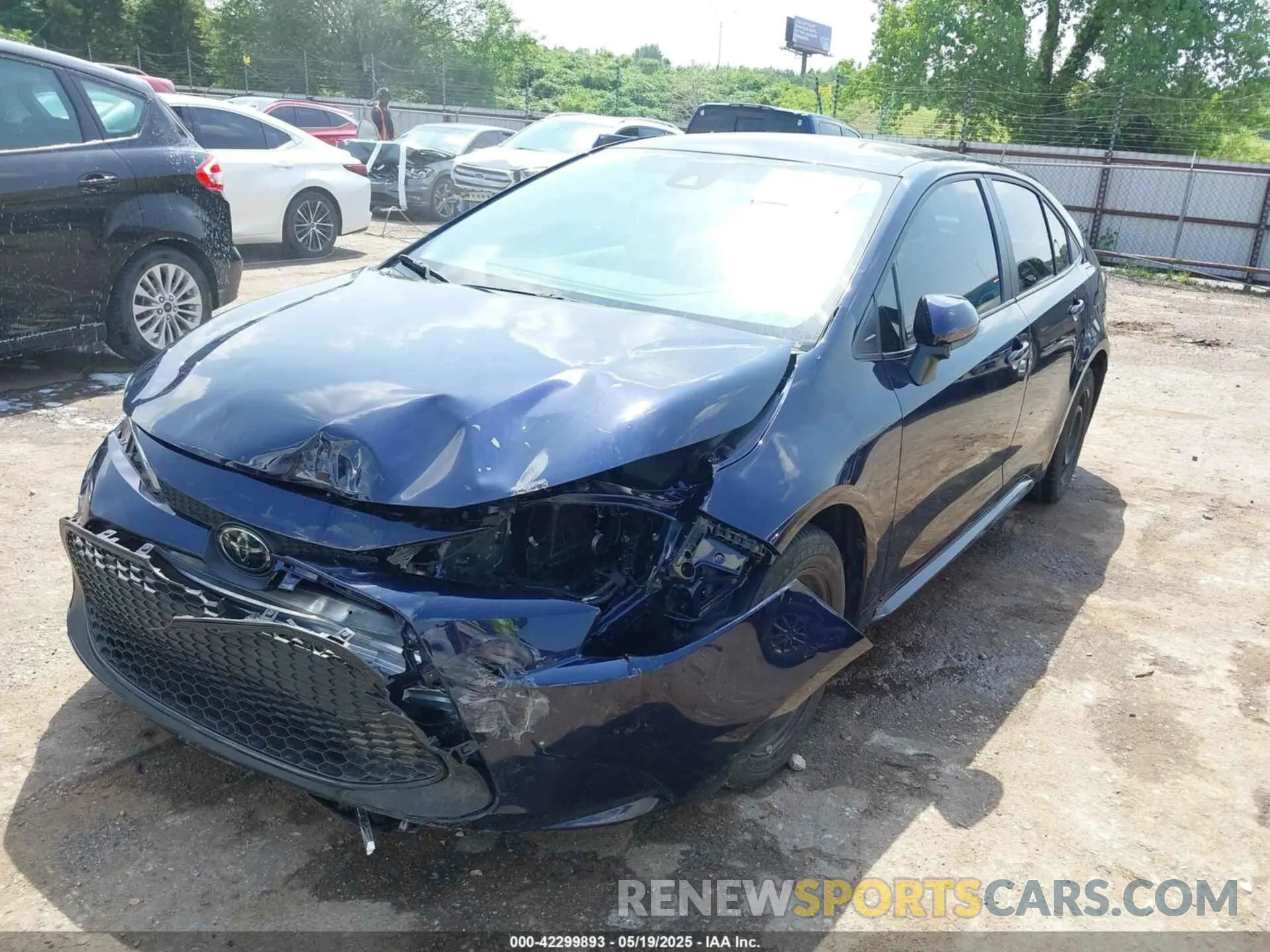 2 Фотография поврежденного автомобиля 5YFEPMAE8NP338262 TOYOTA COROLLA 2022