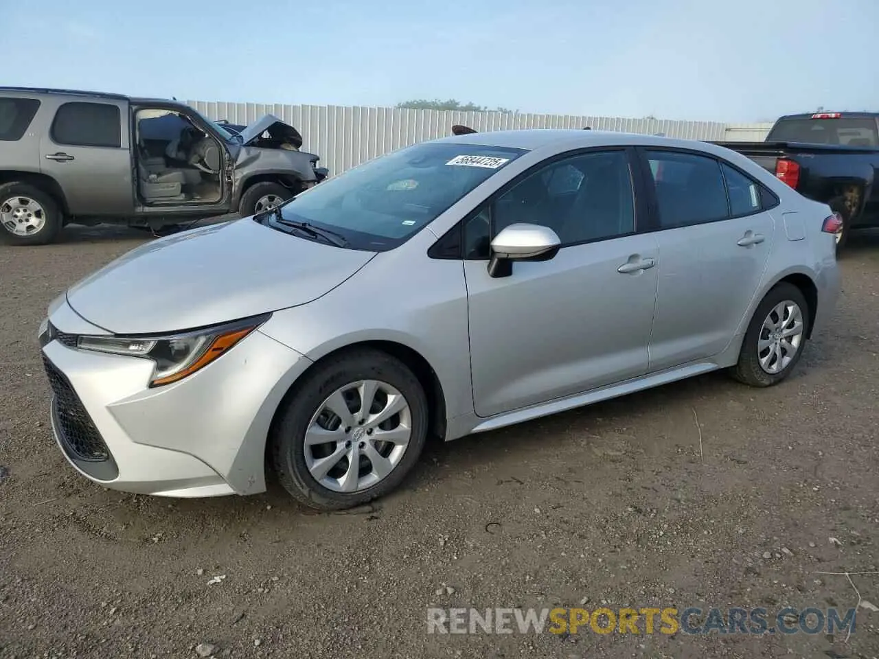 1 Фотография поврежденного автомобиля 5YFEPMAE8NP340044 TOYOTA COROLLA 2022