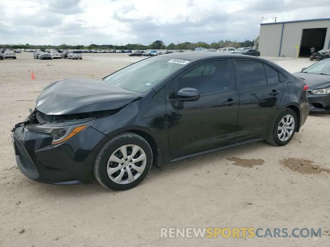 1 Photograph of a damaged car 5YFEPMAE8NP357183 TOYOTA COROLLA 2022
