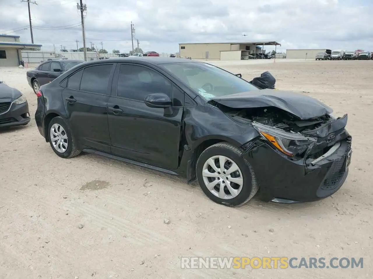4 Photograph of a damaged car 5YFEPMAE8NP357183 TOYOTA COROLLA 2022