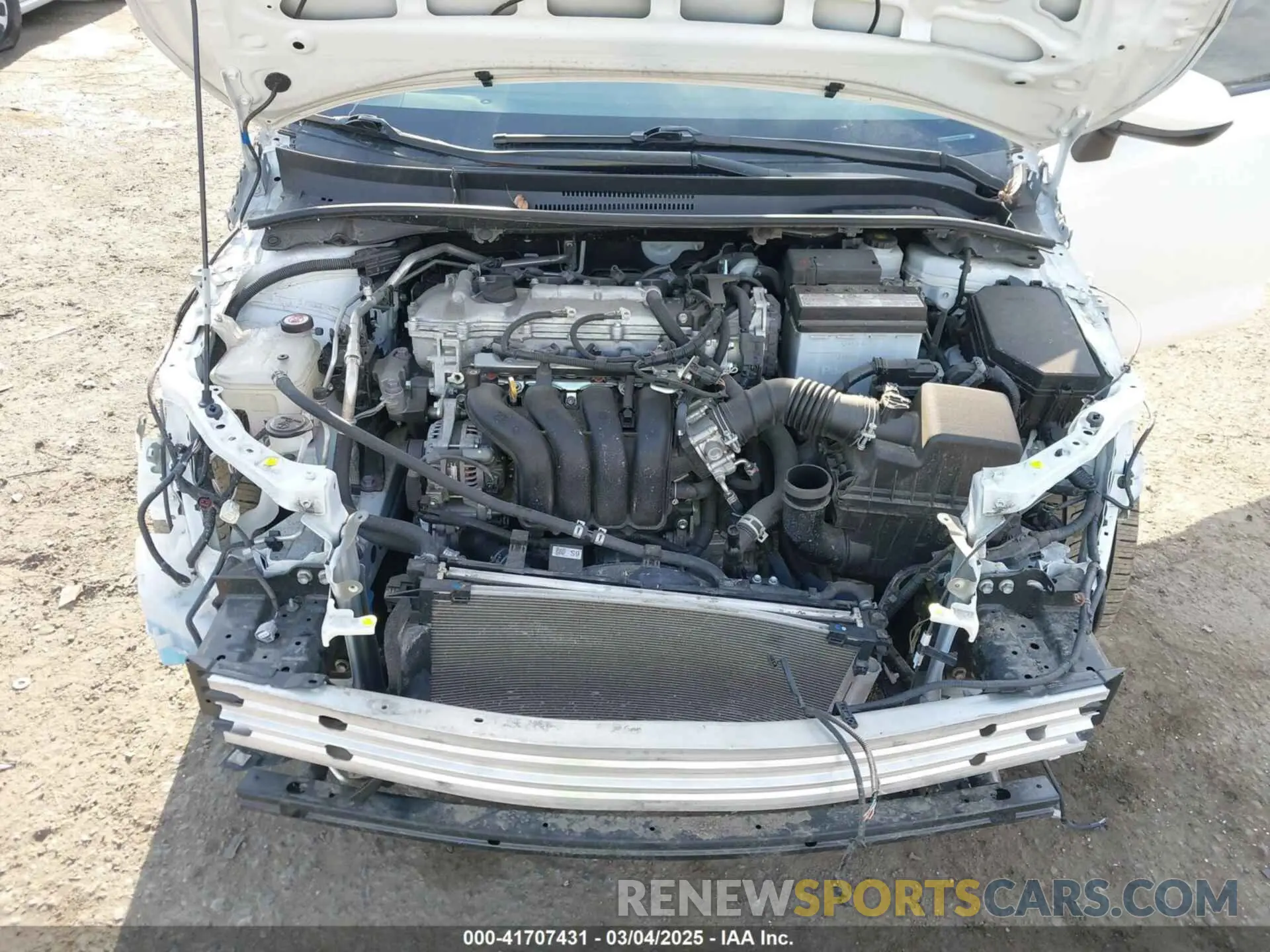 10 Photograph of a damaged car 5YFEPMAE8NP362013 TOYOTA COROLLA 2022