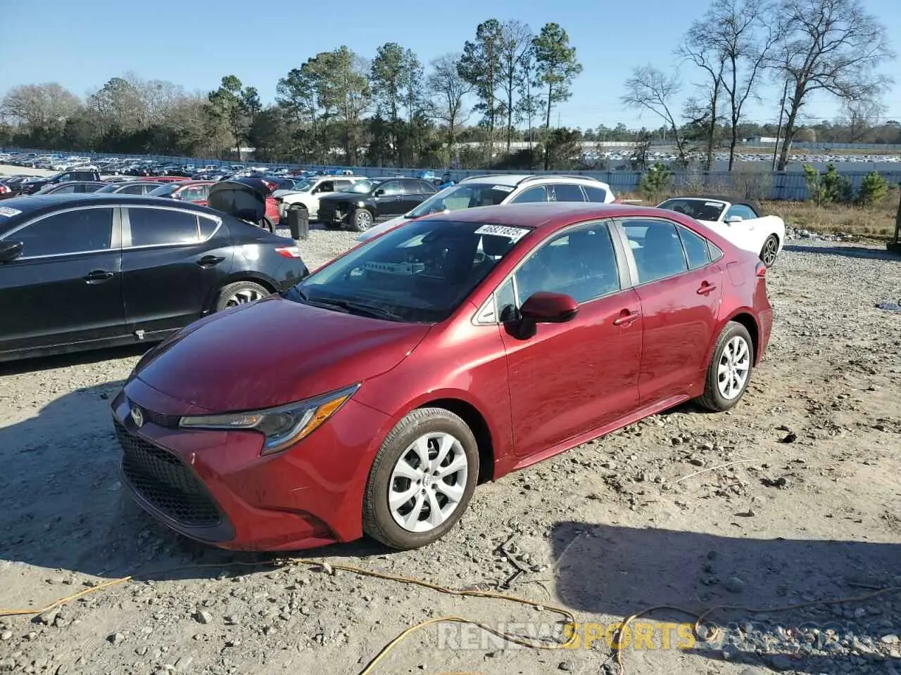 1 Photograph of a damaged car 5YFEPMAE8NP367390 TOYOTA COROLLA 2022