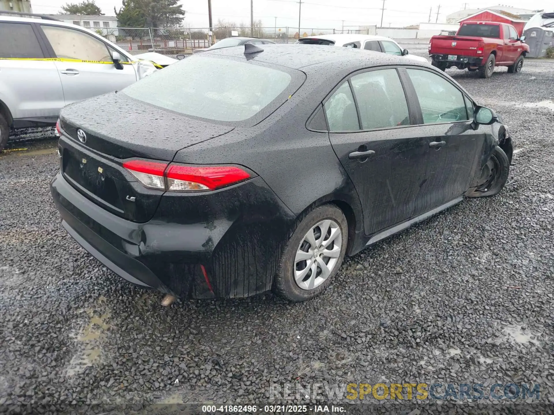 4 Фотография поврежденного автомобиля 5YFEPMAE8NP369091 TOYOTA COROLLA 2022