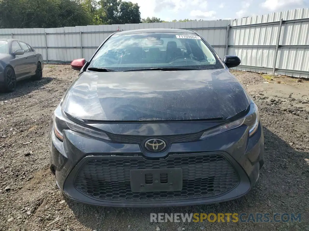 5 Photograph of a damaged car 5YFEPMAE8NP385498 TOYOTA COROLLA 2022