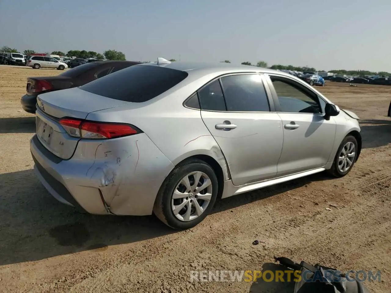 3 Фотография поврежденного автомобиля 5YFEPMAE9NP280114 TOYOTA COROLLA 2022