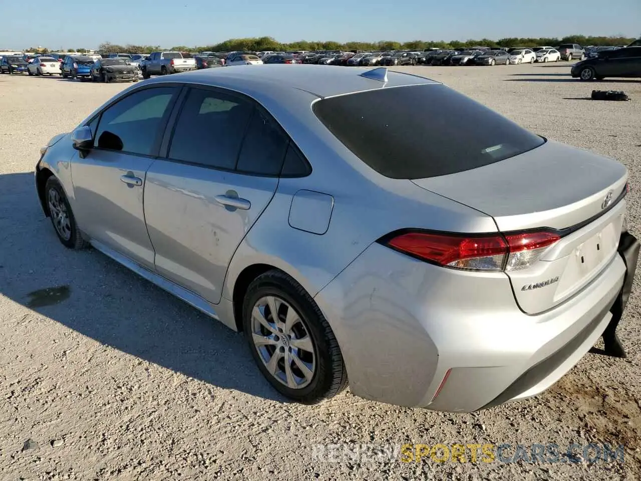3 Photograph of a damaged car 5YFEPMAE9NP284292 TOYOTA COROLLA 2022
