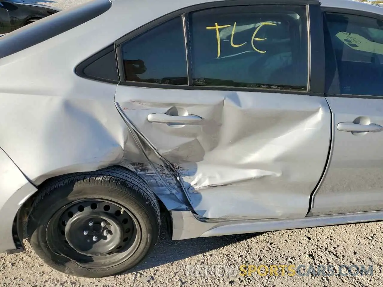 9 Photograph of a damaged car 5YFEPMAE9NP284292 TOYOTA COROLLA 2022