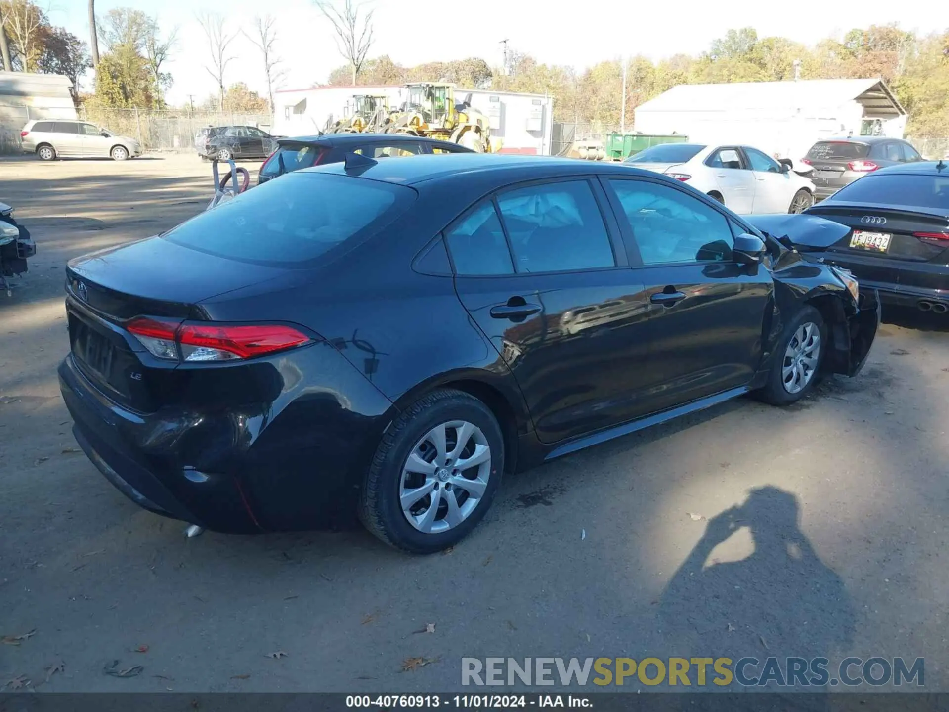 4 Photograph of a damaged car 5YFEPMAE9NP297284 TOYOTA COROLLA 2022
